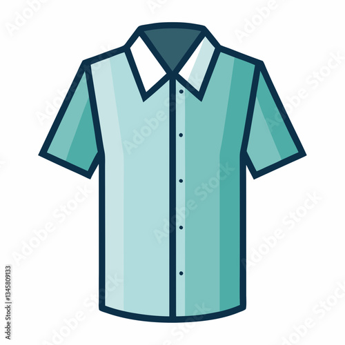 breathable linen shirt with short sleeves