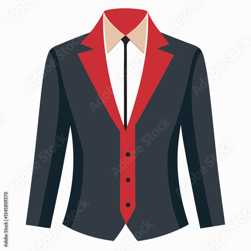 formal blazer with structured shoulders