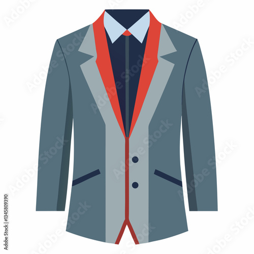 formal blazer with structured shoulders