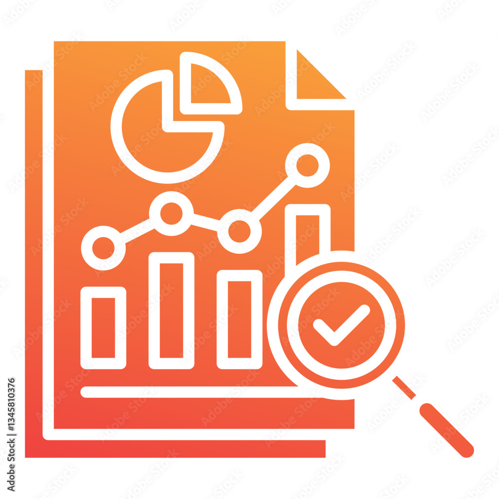 Business Analysis Icon Business Analysis Icon