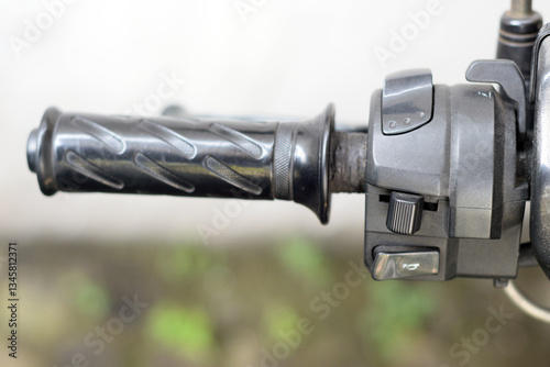 electrical function control switch on motorcycle handlebars