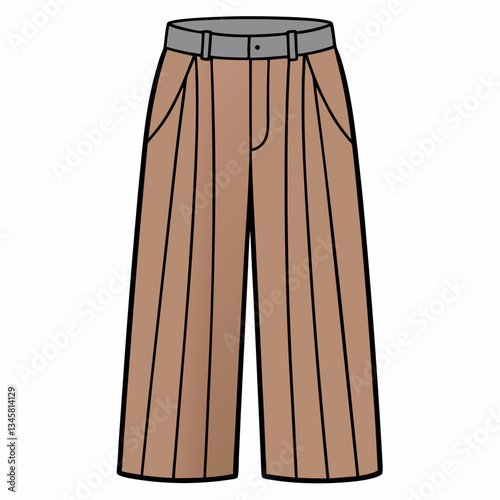 tailored dress pants with pressed pleats
