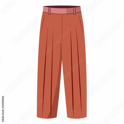 tailored dress pants with pressed pleats
