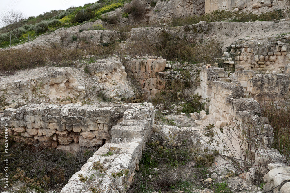 Fototapeta premium the ruins of the ancient city