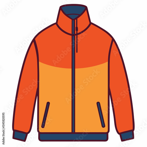 warm fleece pullover with half zip design