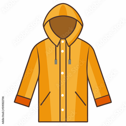 waterproof raincoat with adjustable hood