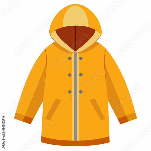 waterproof raincoat with adjustable hood