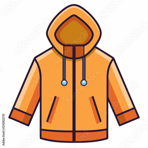 waterproof raincoat with adjustable hood