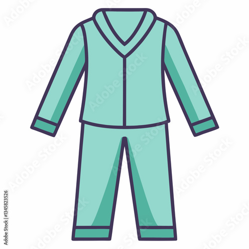soft pajama set with long sleeves
