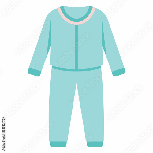 soft pajama set with long sleeves