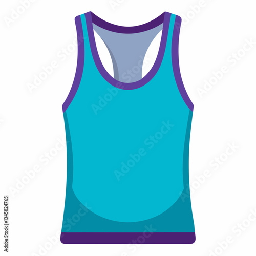 breathable workout tank top with racerback cut