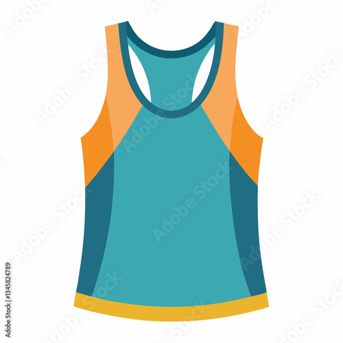 breathable workout tank top with racerback cut