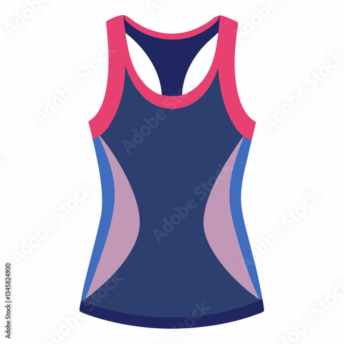 breathable workout tank top with racerback cut