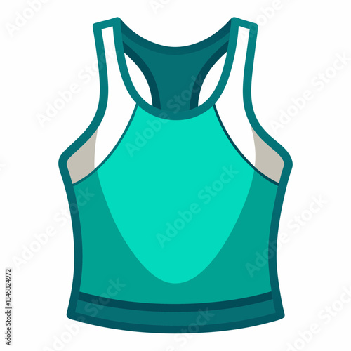 breathable workout tank top with racerback cut
