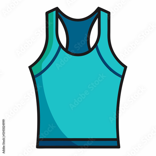 breathable workout tank top with racerback cut