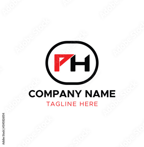 Letter PH Monogram Vector – Elegant and Stylish Logo
