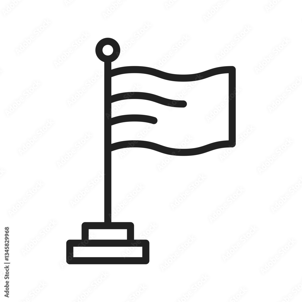 Flag icon vector image. Suitable for mobile apps, web apps and print media. Flag icon vector image. Suitable for mobile apps, web apps and print media.