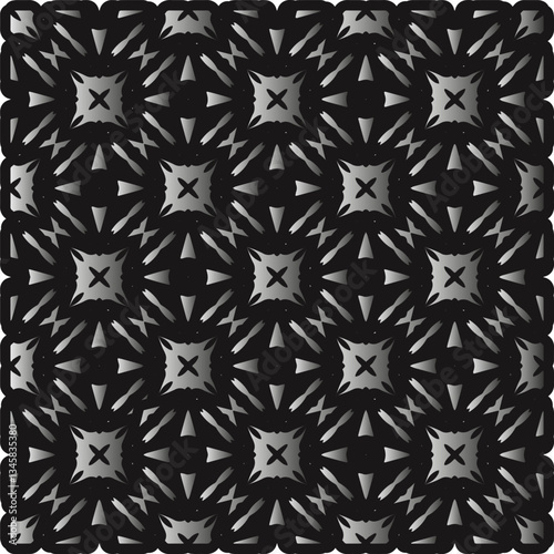Metal pattern. Abstract metallic background. Wallpaper with repeat pattern.