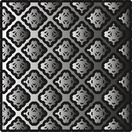 Metal pattern. Abstract metallic background. Wallpaper with repeat pattern.