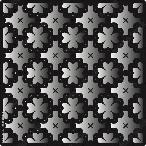 Metal pattern. Abstract metallic background. Wallpaper with repeat pattern.