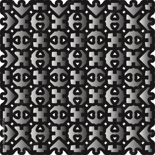 Metal pattern. Abstract metallic background. Wallpaper with repeat pattern.
