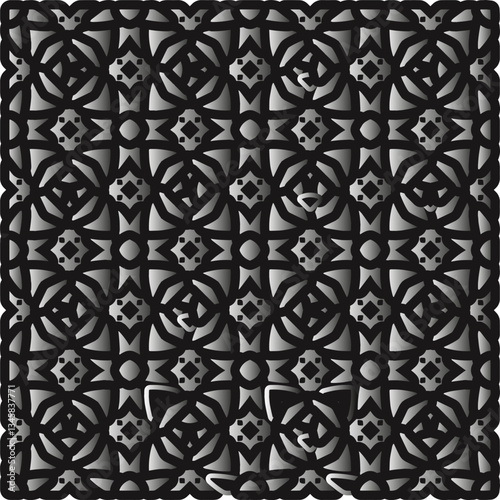Metal pattern. Abstract metallic background. Wallpaper with repeat pattern.