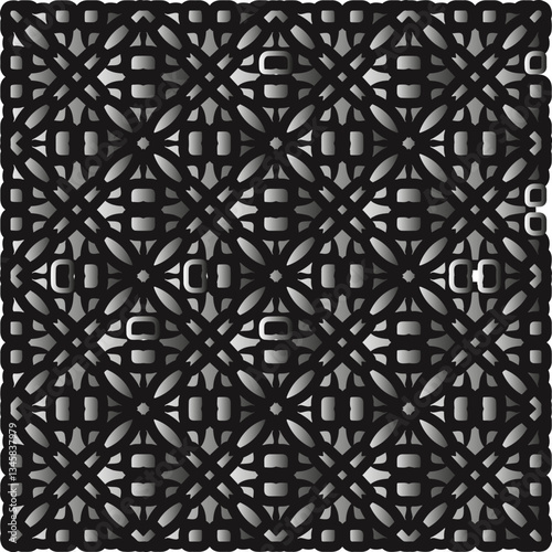 Metal pattern. Abstract metallic background. Wallpaper with repeat pattern.