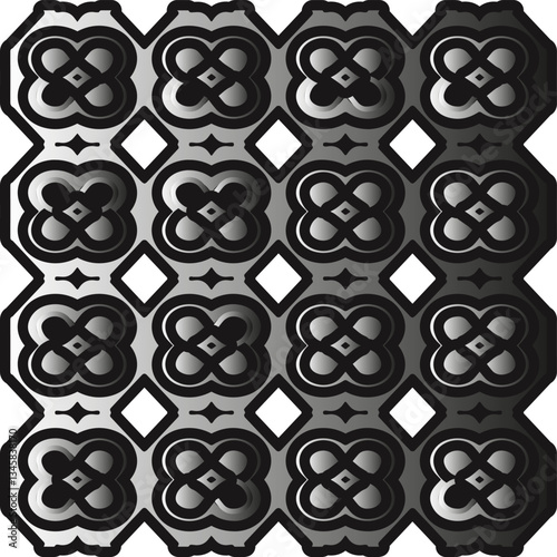 Metal pattern. Abstract metallic background. Wallpaper with repeat pattern.