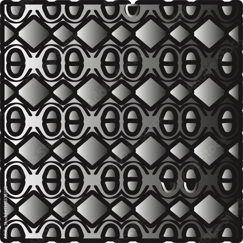Metal pattern. Abstract metallic background. Wallpaper with repeat pattern.