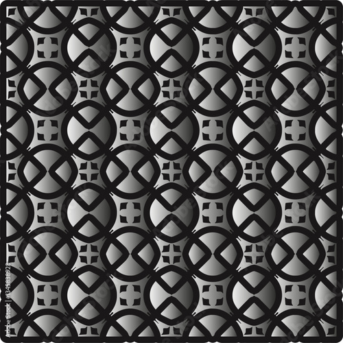 Metal pattern. Abstract metallic background. Wallpaper with repeat pattern.