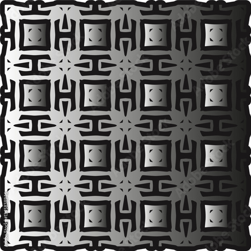 Metal pattern. Abstract metallic background. Wallpaper with repeat pattern.