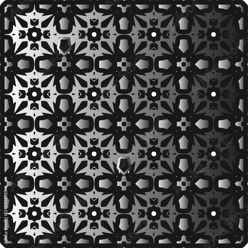 Metal pattern. Abstract metallic background. Wallpaper with repeat pattern.
