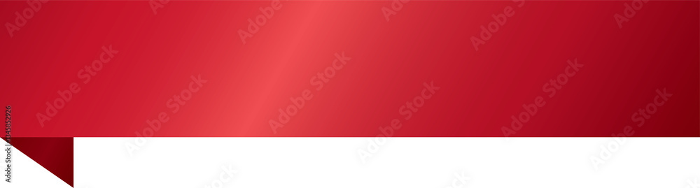 Obraz premium Elegant Red Banner