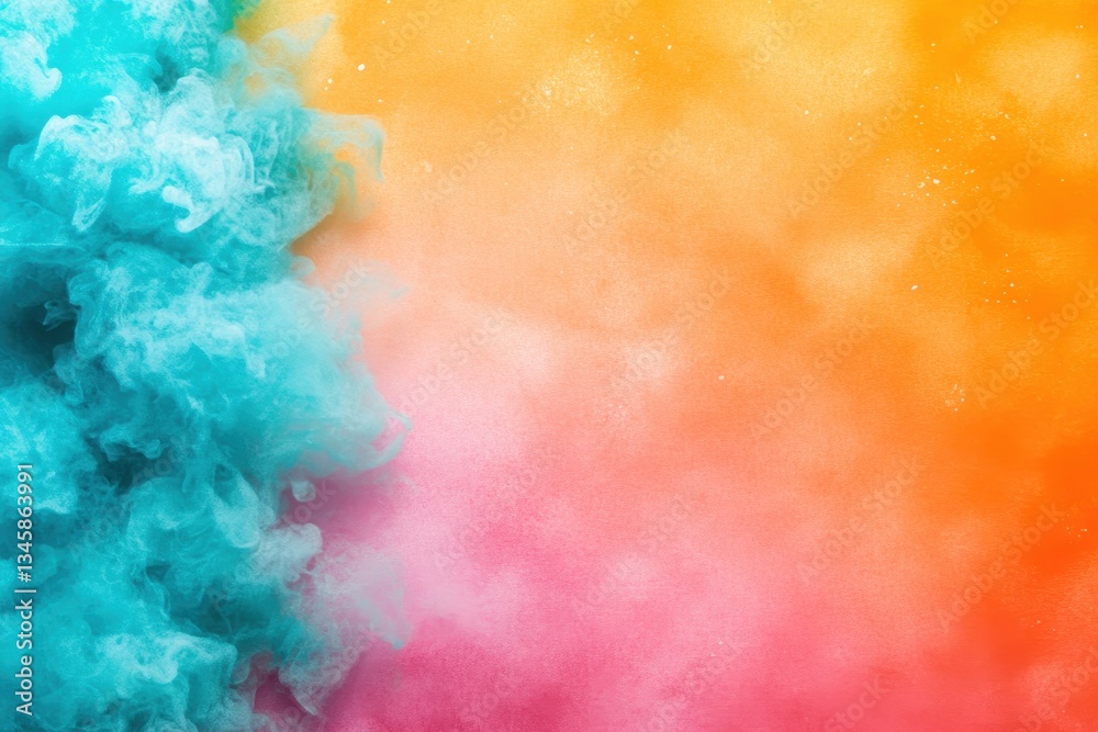 Fototapeta premium Vibrant Fresh Design for Summer Newsletter Email Header Background
