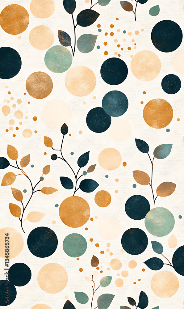 Fototapeta premium wallpaper or carpet, pastel pattern illustrator