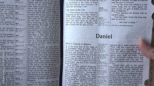 Book of Daniel of the Old Testament in the Holy Bible.