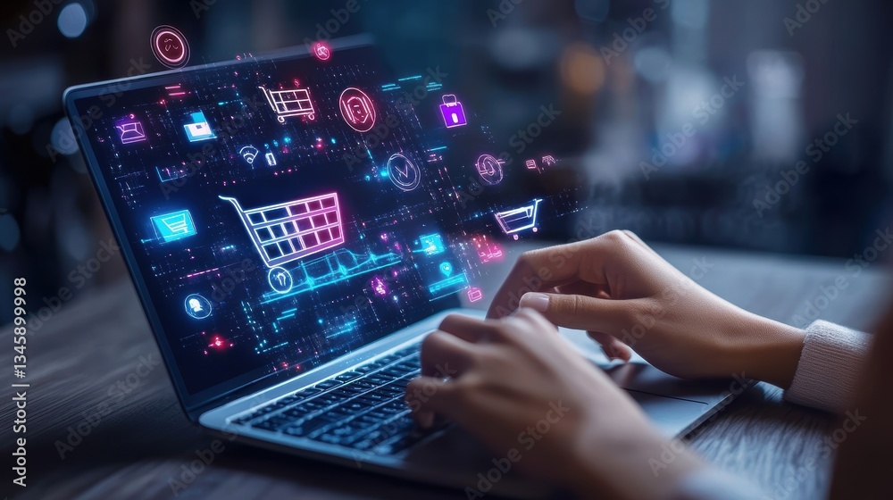 A UX design for an e-commerce platform, streamlined checkout, user satisfaction