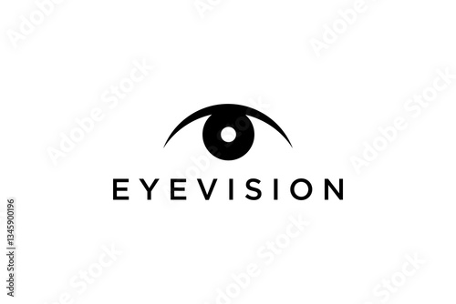 Eye Vision Logo Design Template. Eye Care Clinic Logo Inspiration. Vision Care Logo Vector. Eye Icon.	