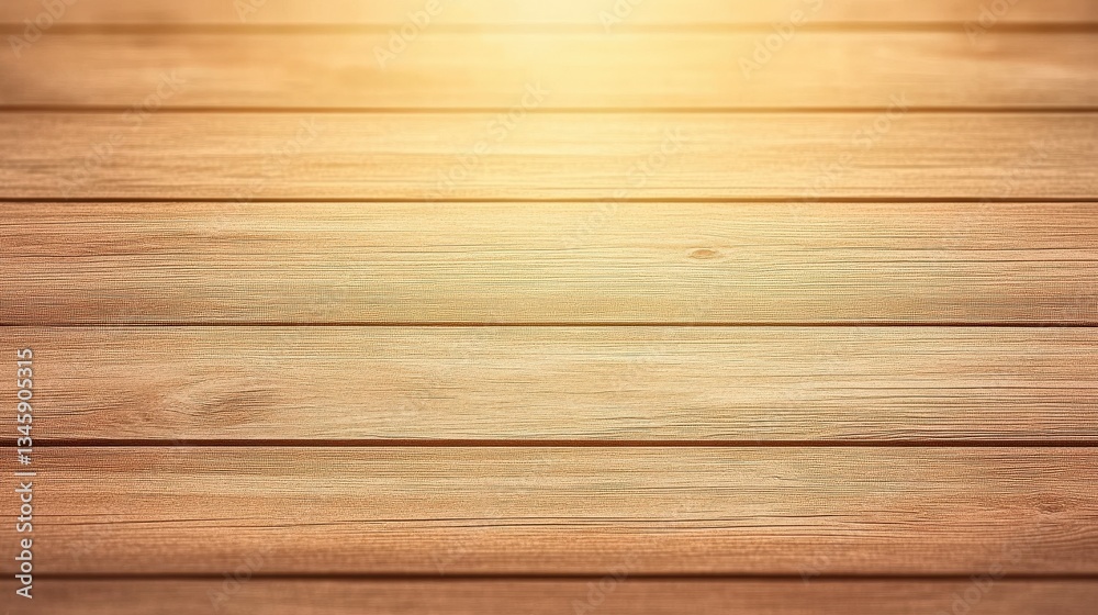 Fototapeta premium A warm-toned wooden surface with a smooth texture, evoking a cozy and natural ambiance.