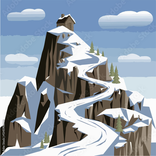 landscape, background, travel, illustration, drawing, mountain, winter, outdoor, nature, vector, design, snow, hill, abstract, tree, sky, graphic, view, vacation, cold, silhouette, blue, texture, 