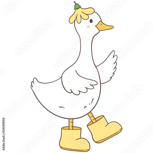 Cottagecore spring silly goose