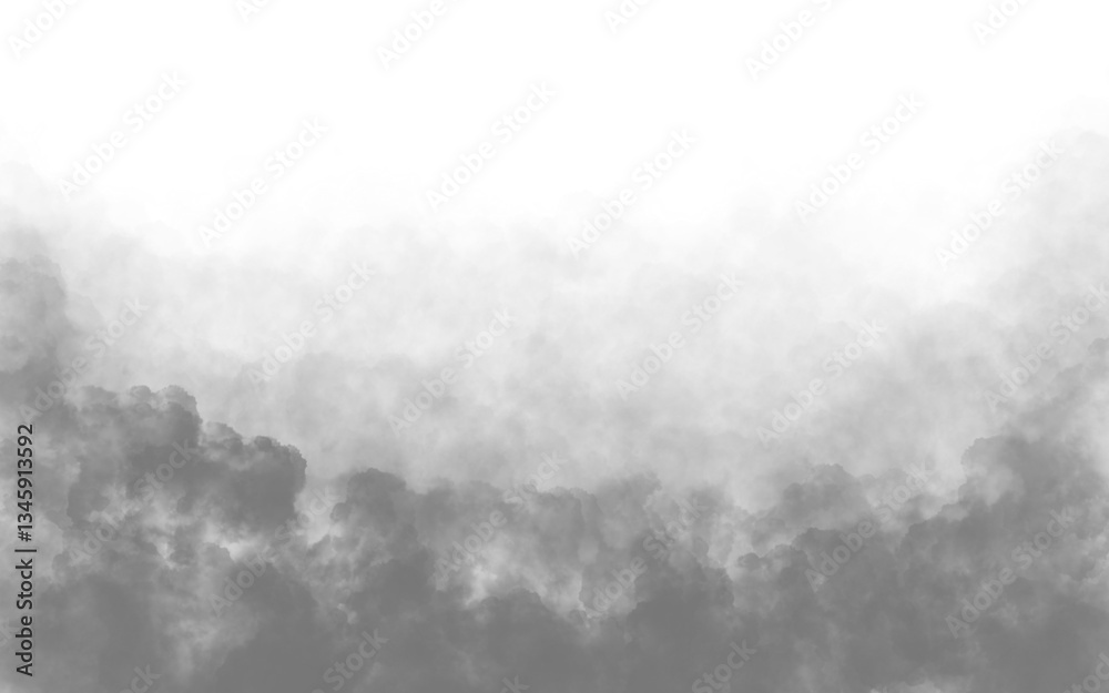 Obraz premium 회색 연기 일러스트 이미지 PNG