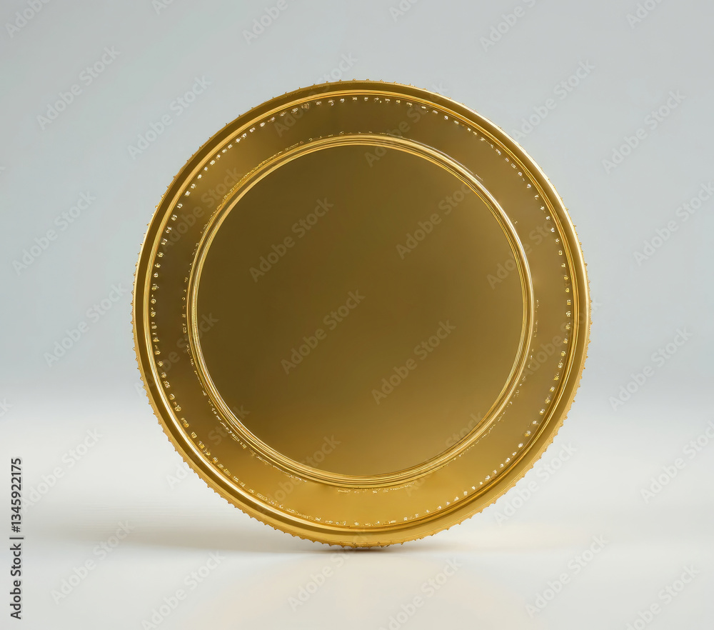 Gold Coin Close-up on White Background for Finance and Investment Concepts Gold Coin Close-up on White Background for Finance and Investment Concepts