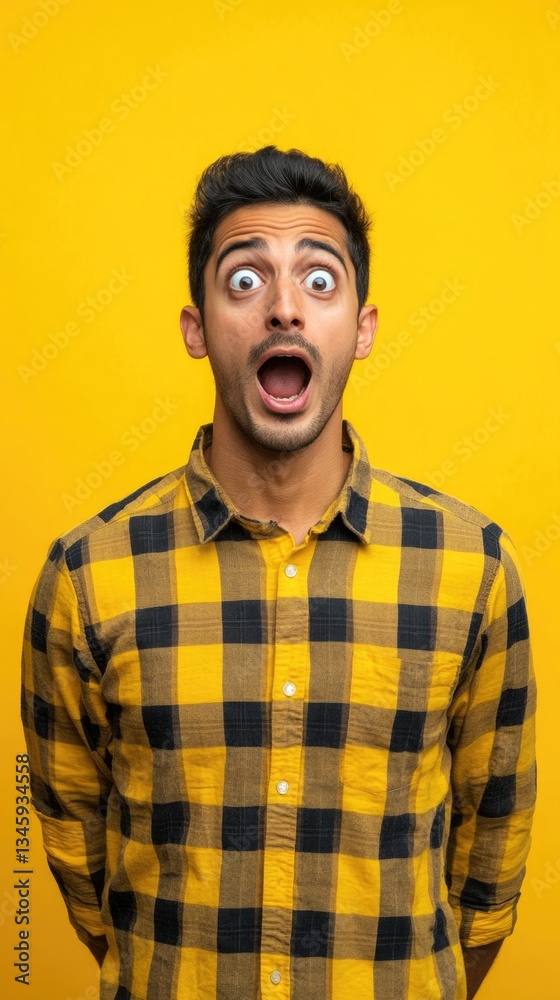 A person with an astonished look on their face A person with an astonished look on their face