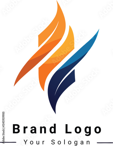 Vector company brand logo design