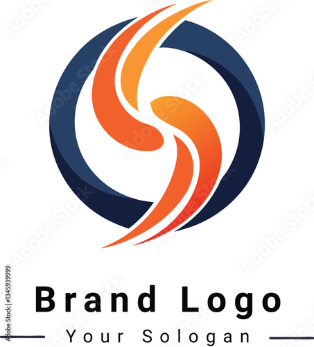 Vector company brand logo design