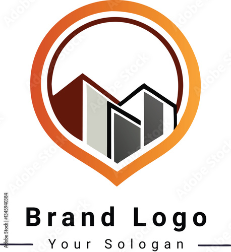 Vector company brand logo design