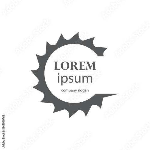 sawmill logo illustration design