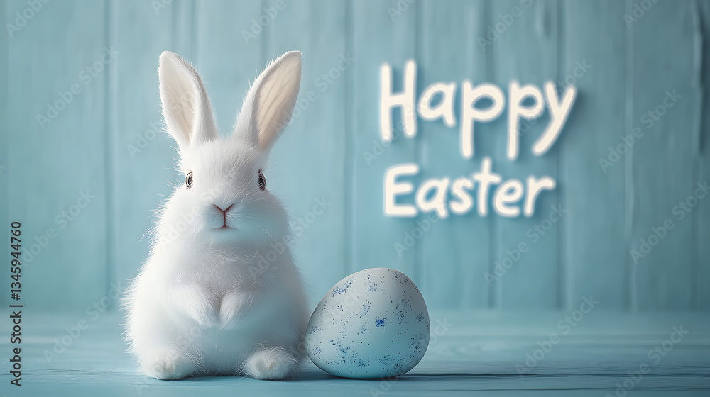 Obraz premium easter, bunny, egg, holiday, spring, decoration, celebration, toy, color, colorful, tradition, easter egg, pink, seasonal, cute