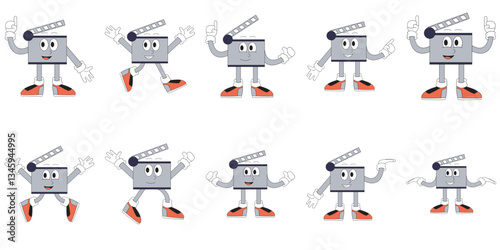 Movie Clapperboard Character